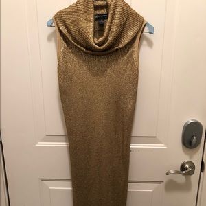 Gold dress
